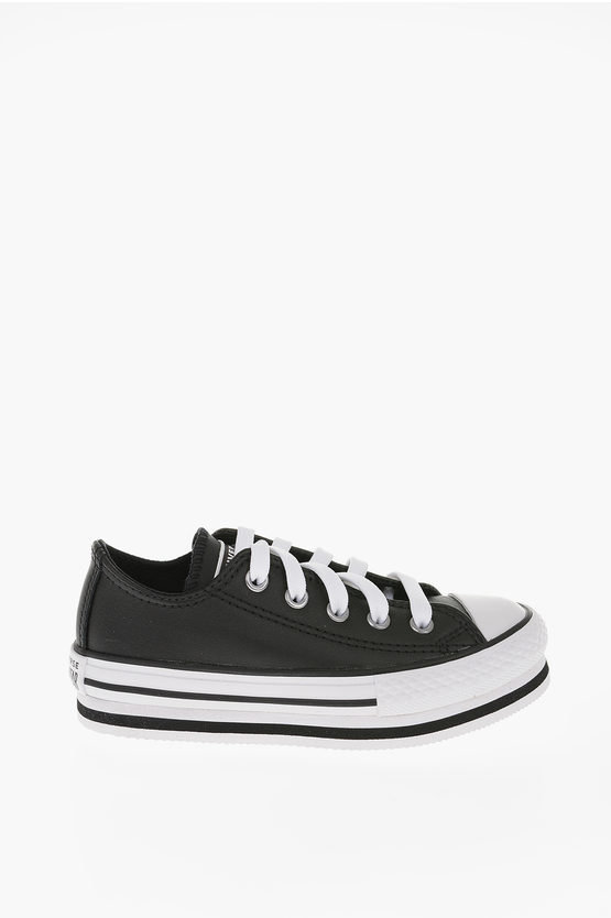 Zapatillas de piel Chuck Taylor All Star con plataforma de 4 cm - Converse  - Compra en Ventis.