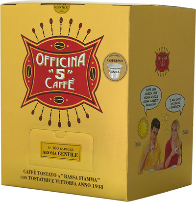 Capsule 100 capsule - Compatibile Nespresso "Aroma Gentile"
