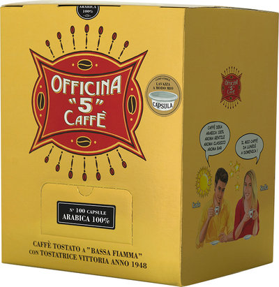 Capsule 100 capsule - Compatibile Lavazza A Modo Mio "Arabica 100%"