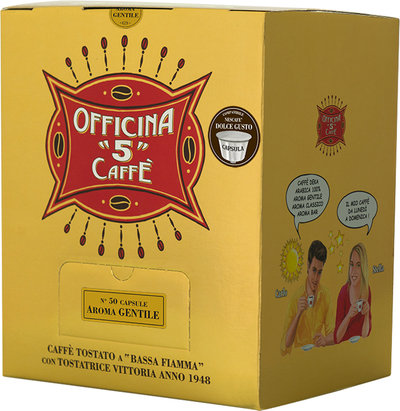 Capsule 100 capsule -Compatibile Nescaffè Dolce Gusto "Aroma Gentile"