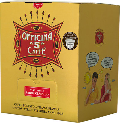 Capsule 100 capsule -Compatibile Nescaffè Dolce Gusto "Aroma Classico"
