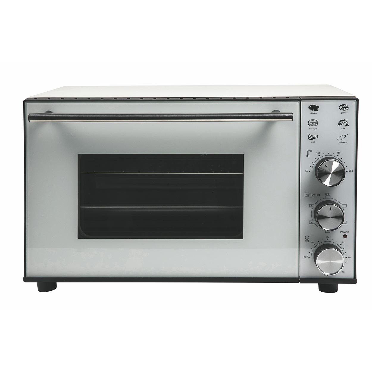 Forno 38 lt bianco 1800 w ventilato - Kooper - Acquista su Ventis.