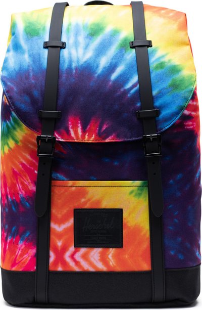 Zaini Herschel zaino retreat rainbow tie dye
