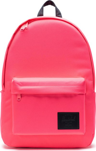Zaini Herschel classic x-large rosa fluo nero