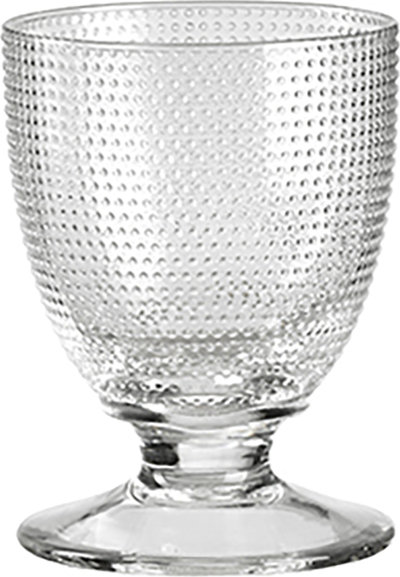Set 6 calici bassi acqua Trame h.11.5, trasparente