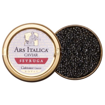 Caviale Latta 50 gr - "Sevruga Royal" Linea Ars Italica
