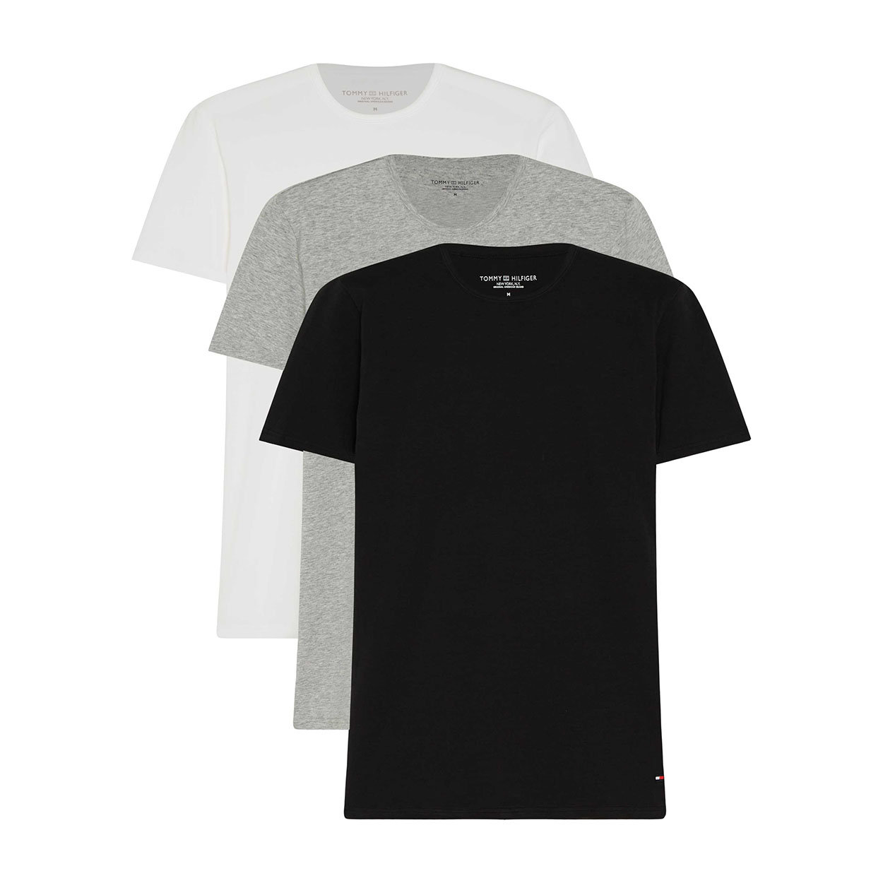 Tommy Hilfiger Set of 3 Pezzi Stretch CN Tee T-Shirts Nero/Bianco/Grigio - Tommy  Hilfiger - Purchase on Ventis.