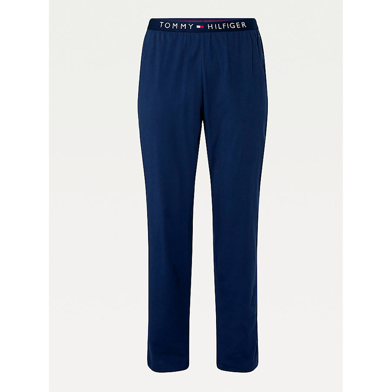 Image of Tommy Hilfiger Pantaloni in Jersey blu Navy