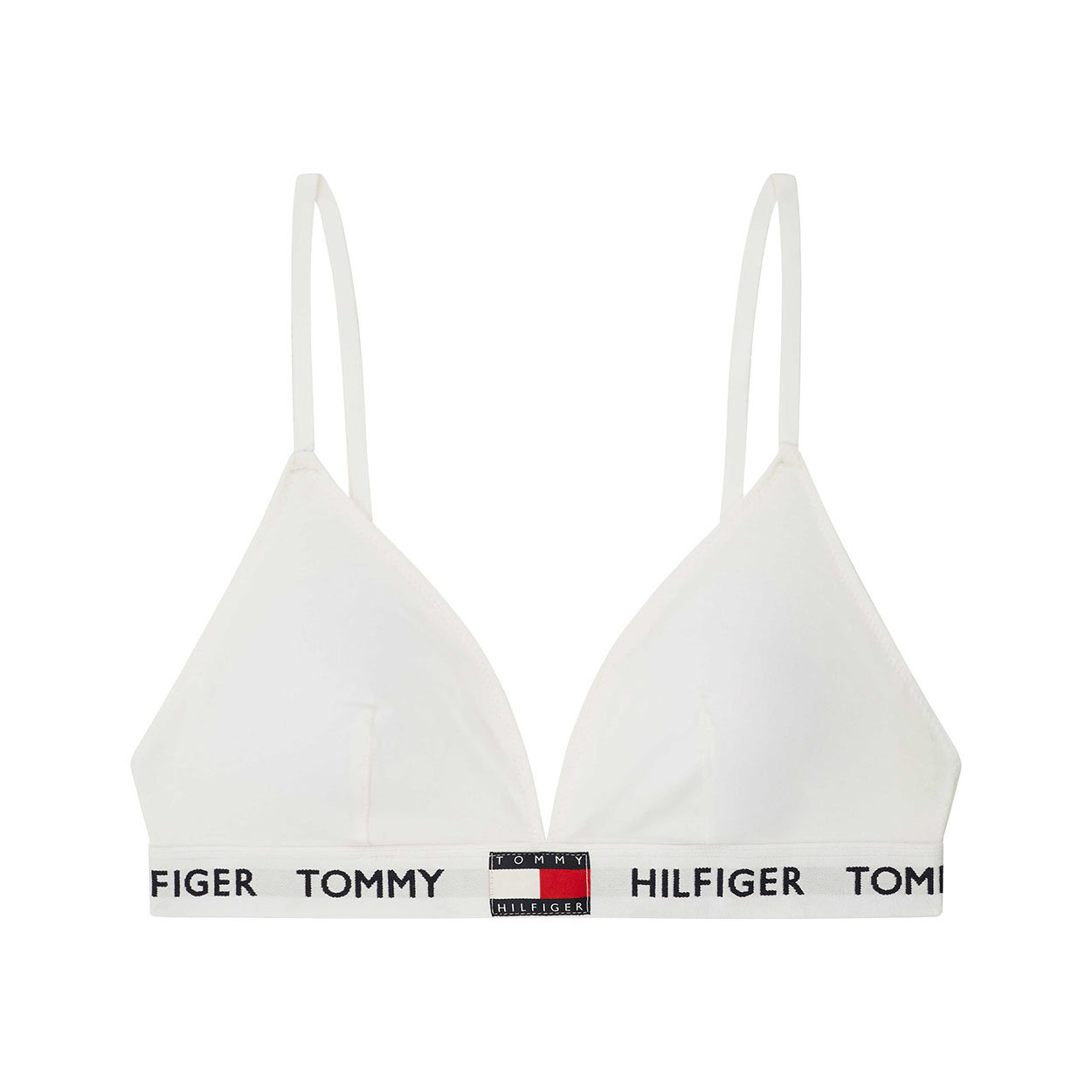 Image of Tommy Hilfiger Reggiseno a triangolo imbottito bianco