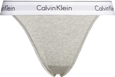 Slip Calvin klein high leg tanga grigio