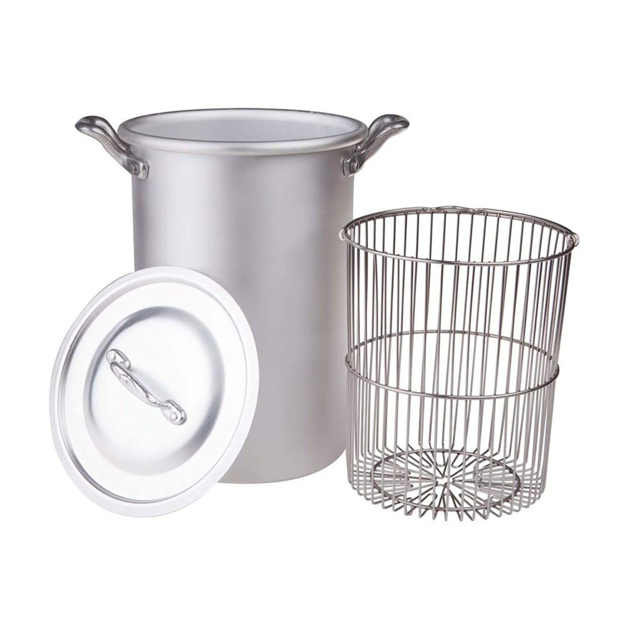 Pentole Agnelli Stainless Steel Stockpot with 2 Handles, 20 cm. Diameter -  19 cm. Height