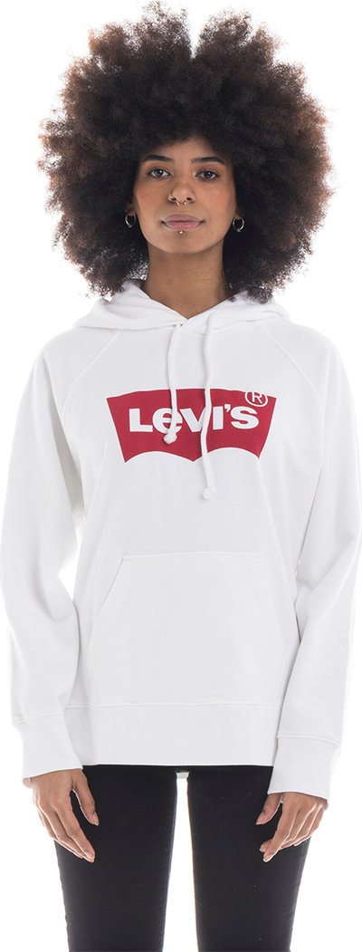 Felpe Felpa con cappuccio Levi's® bianca