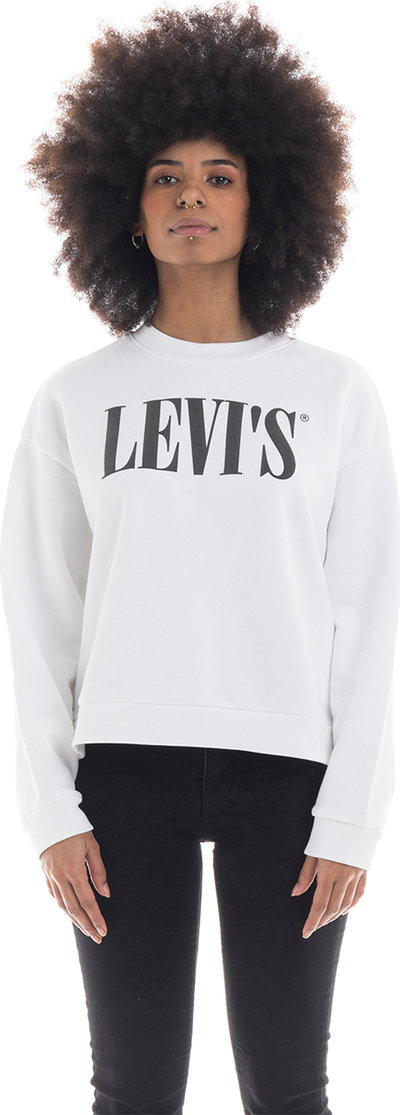 Felpe Felpa a girocollo Levi's bianca