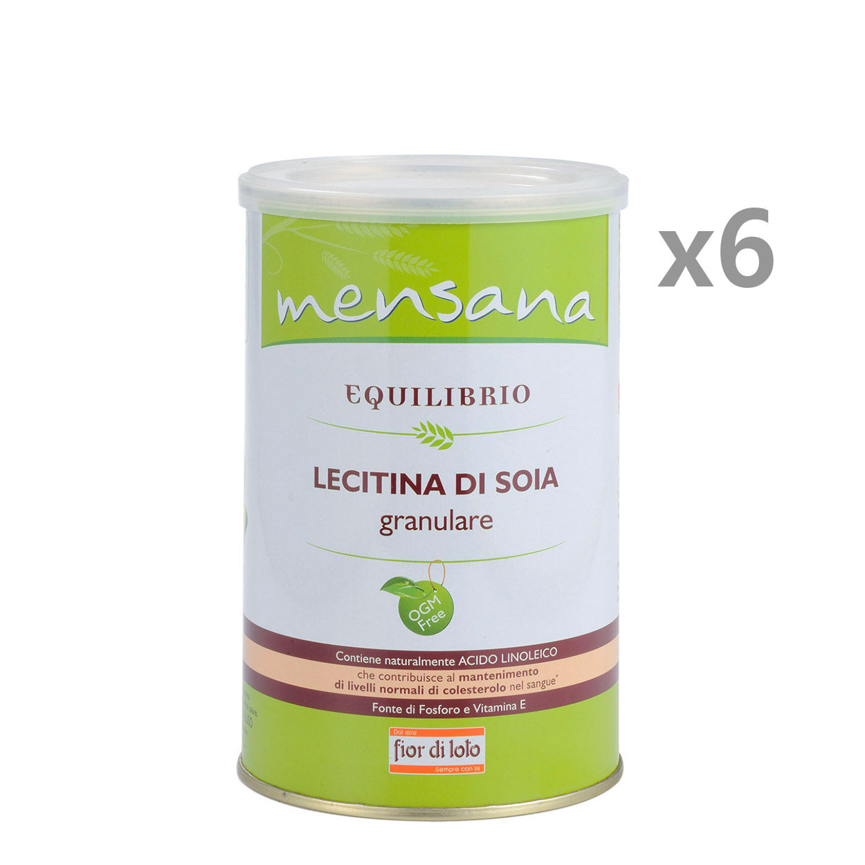 6 confezioni - Lecitina di soia granulare 400 gr