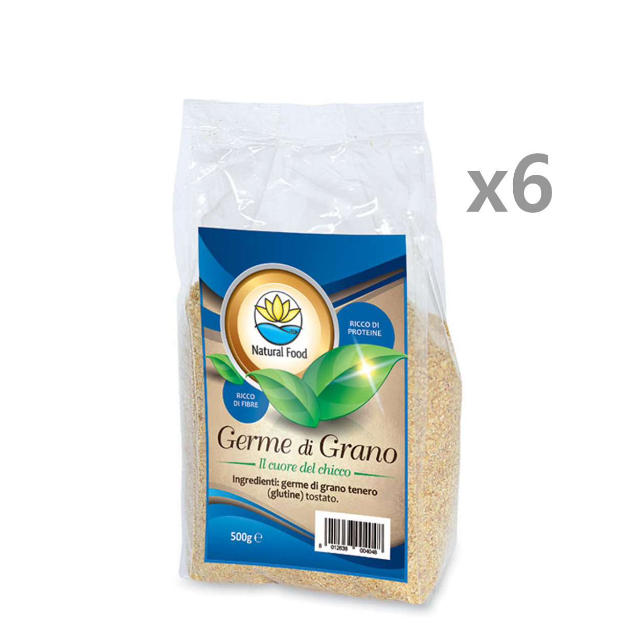 6 confezioni - Germe di grano 500 gr