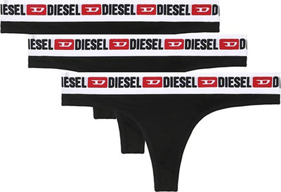 Slip Set di tre perizomi Denim Division neri