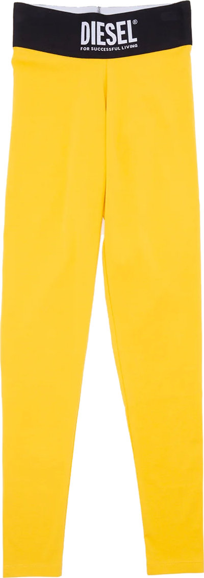 Leggings Leggings in cotone con ampio elastico in vita con logo