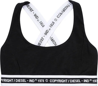 Reggiseni Bralette Green Label con fasce e logo nero