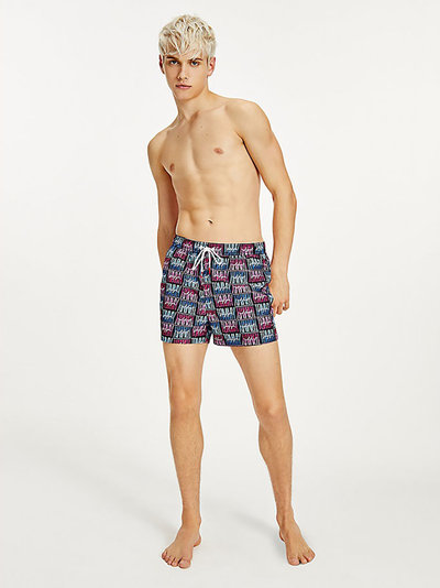 Costumi Costume shorts slim fit corto con loghi