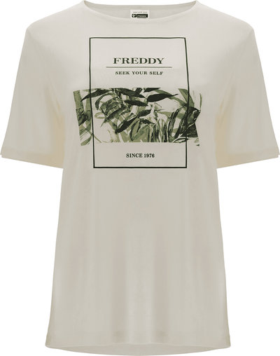 T-shirt Freddy T-shirt manica corta con stampa tropicale