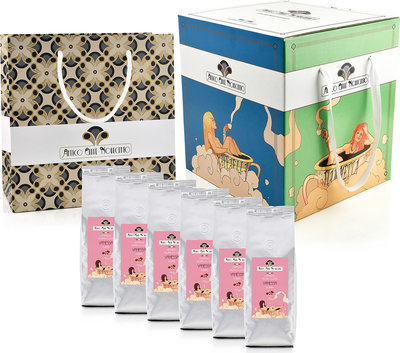 Grani 6 sacchetti da 250 Gr - Miscela Vanessa Espresso Italiano di Lusso in Grani
