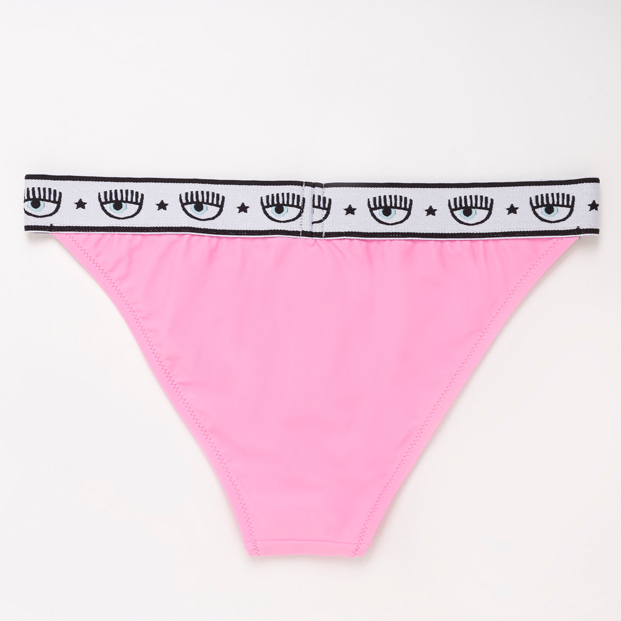 Image of Chiara Ferragni slip bikini Maxi Logomania rosa