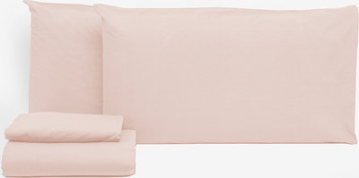 Biancheria Letto Completo letto matrimoniale Siena - no stiro, malva