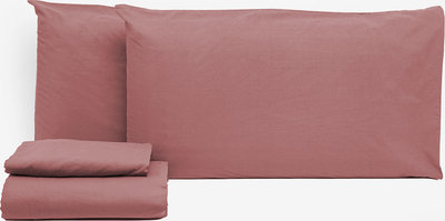 Biancheria Letto Completo letto matrimoniale Siena - no stiro, rosa antico
