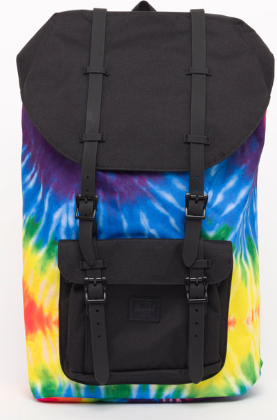 Zaini Herschel zaino Little America arcobaleno tie dye