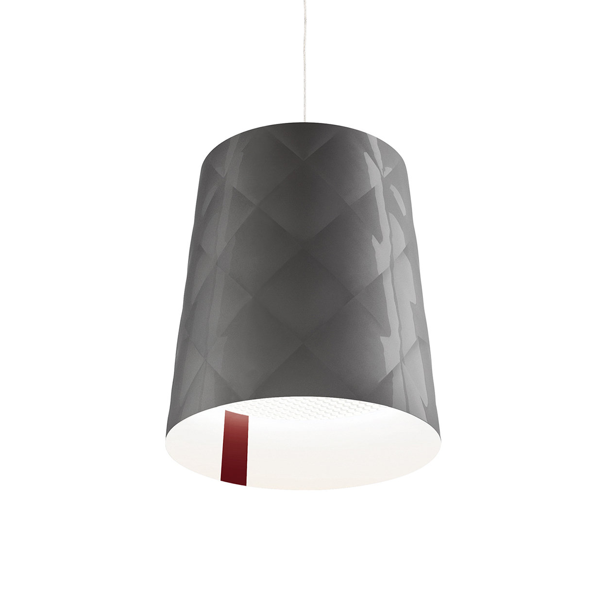 Image of Lampada a sospensione NEW YORK 33, grigio cromo