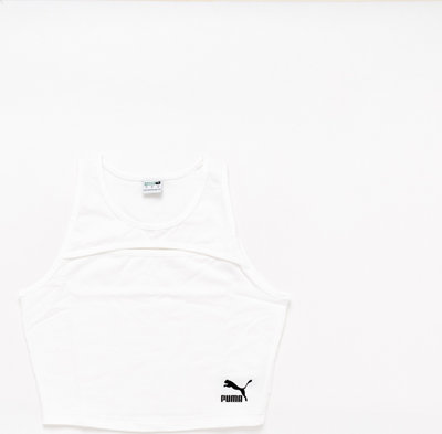 Reggiseni Puma top Classics Cut-Out bianco