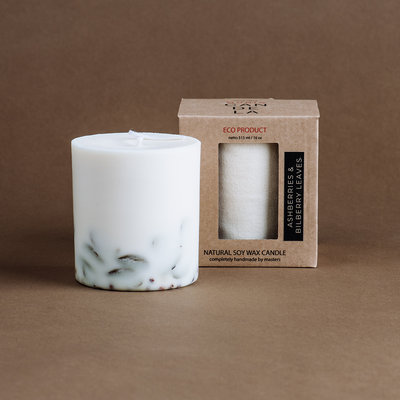 Candela Profumata - Foglie di bacche di sorbo e mirtillo 515ml (fragranza lavanda)