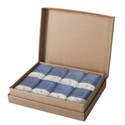 Farine e Preparati Cofanetto con 8 confezioni da 1 kg - Farina Pizza e Focaccia con lievito