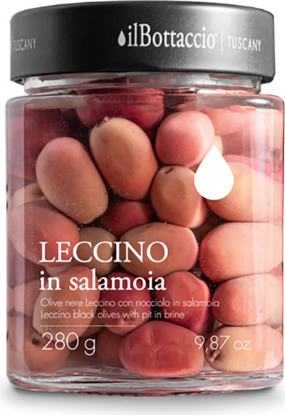 Olive e Capperi Olive Nere Leccino in salamoia 280 gr