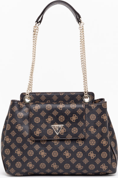 Borse a spalla Guess borsa a spalla Sandrine logo 4G e peony