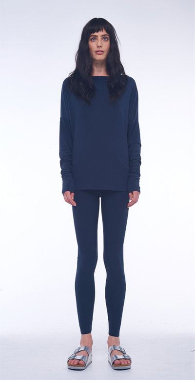 Leggings Norma Kamali leggings grigio antracite
