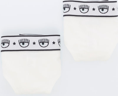 Slip Chiara Ferragni pack 2 slip brasiliani bianchi