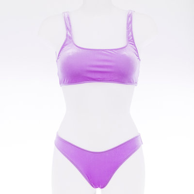 Costumi Lab84 bikini velour lilla