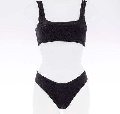 Costumi Lab84 bikini lurex nero