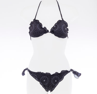 Costumi Lab84 bikini bandana nero