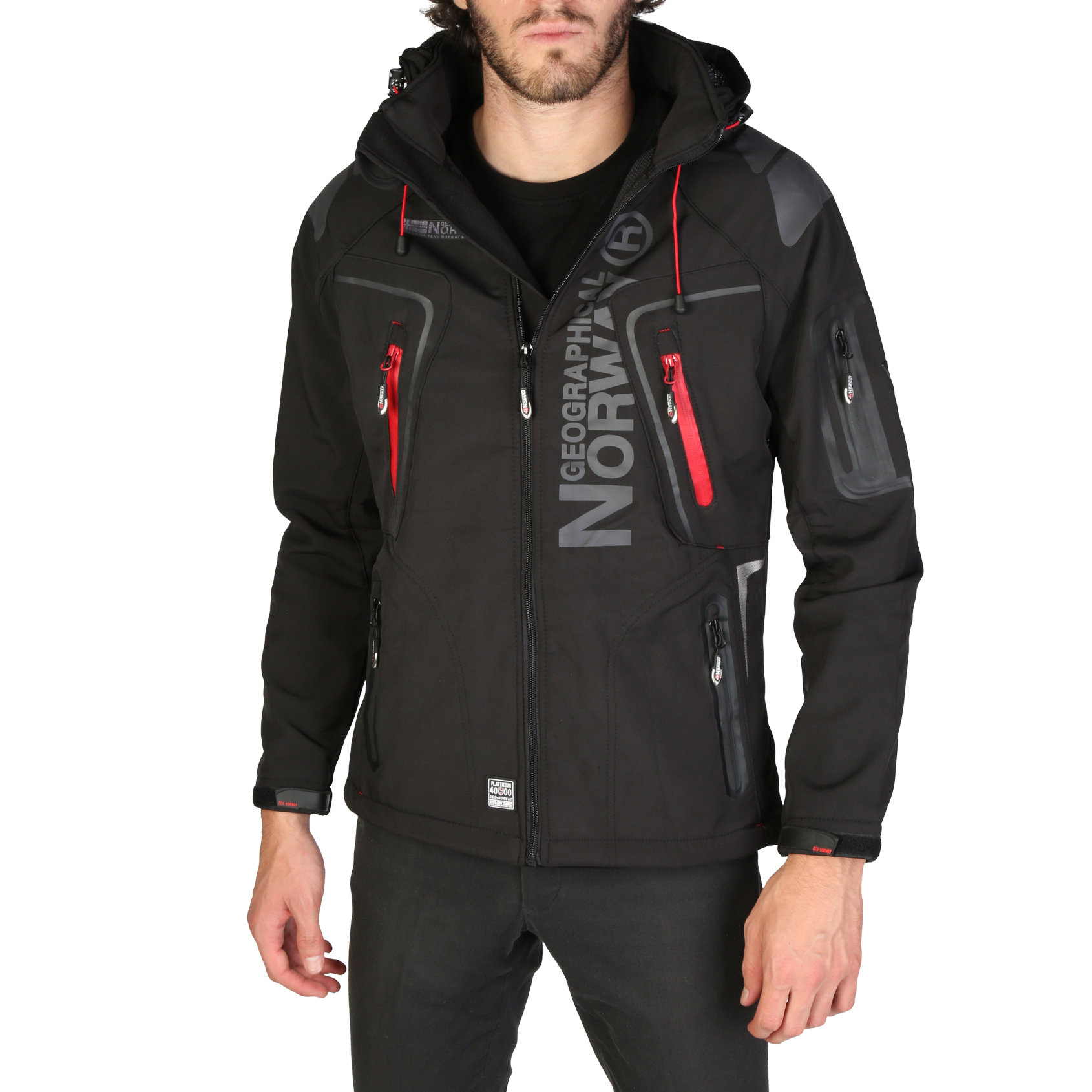 reserva Fiordo sobrina Chaquetas negras para hombre - Geographical Norway - Compra en Ventis.