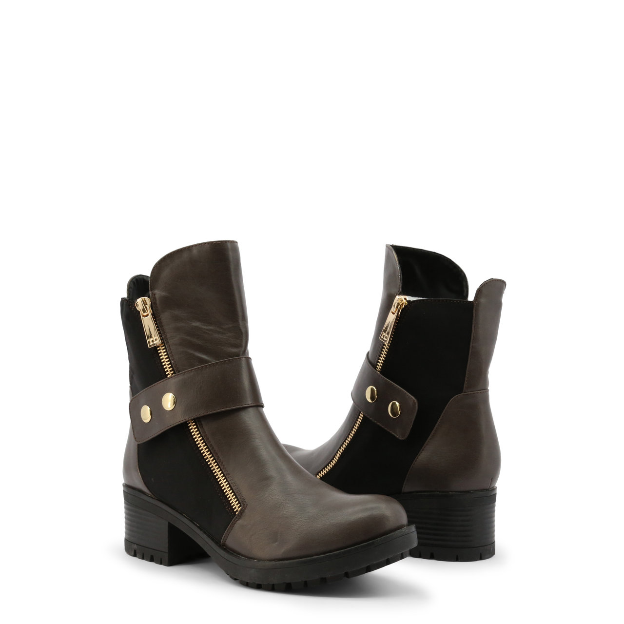 Women's Brown Ankle Boots Roccobarocco
