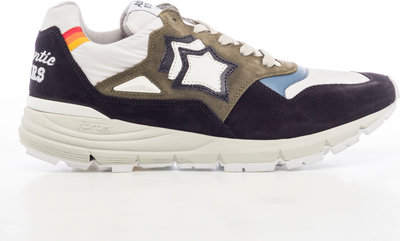 Sneakers Atlantic Stars Polaris nero, verde e bianco