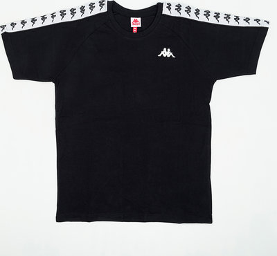 T-shirt Kappa t-shirt banda Coen slim nera