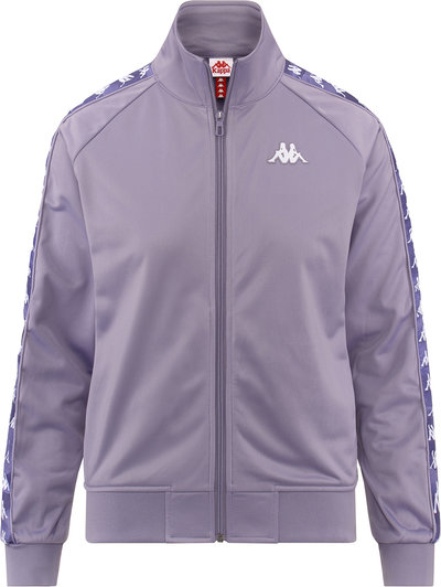 Kappa felpa con zip lavanda