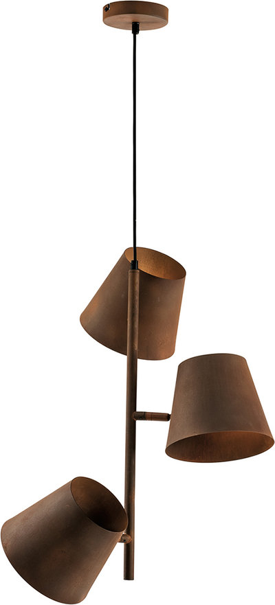 Lampadario FRIDA, ruggine
