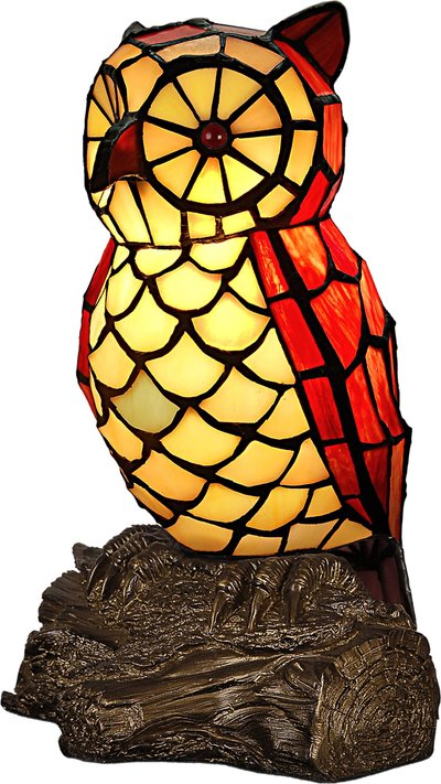 Lampade da tavolo Adm - Lampada da Comodino 'gufo' - Colore Giallo