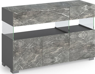 Credenze e madie Madia FLOAT MARBLE 3A, grigio