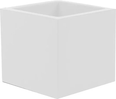 Vaso per esterno/interno KUBO 35 WHITE - NEW GARDEN, bianco