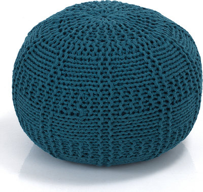 Pouf e Panche Pouf HANDY, azzurro